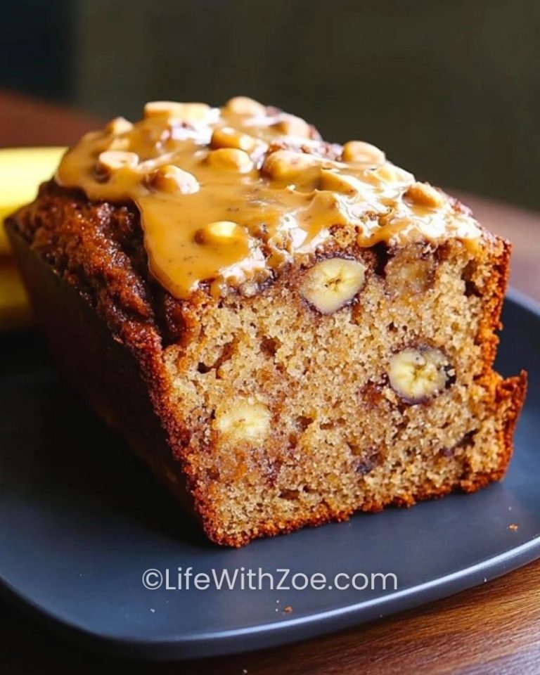 Banana Bread with Peanut Butter