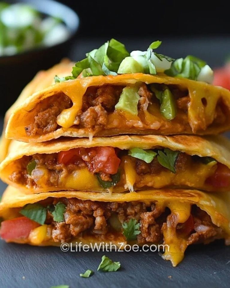 Loaded Cheesy Pocket Tacos