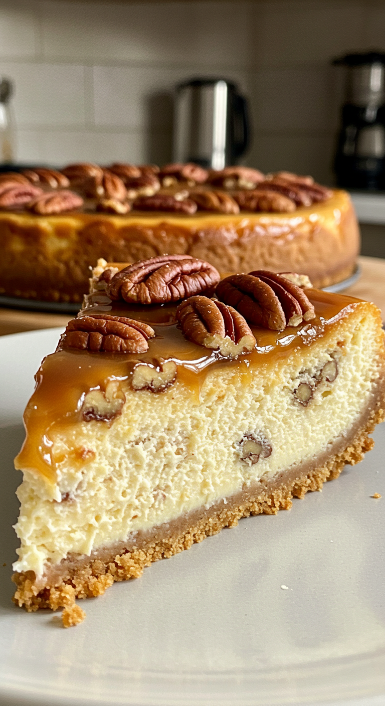 Butter Pecan Cheesecake