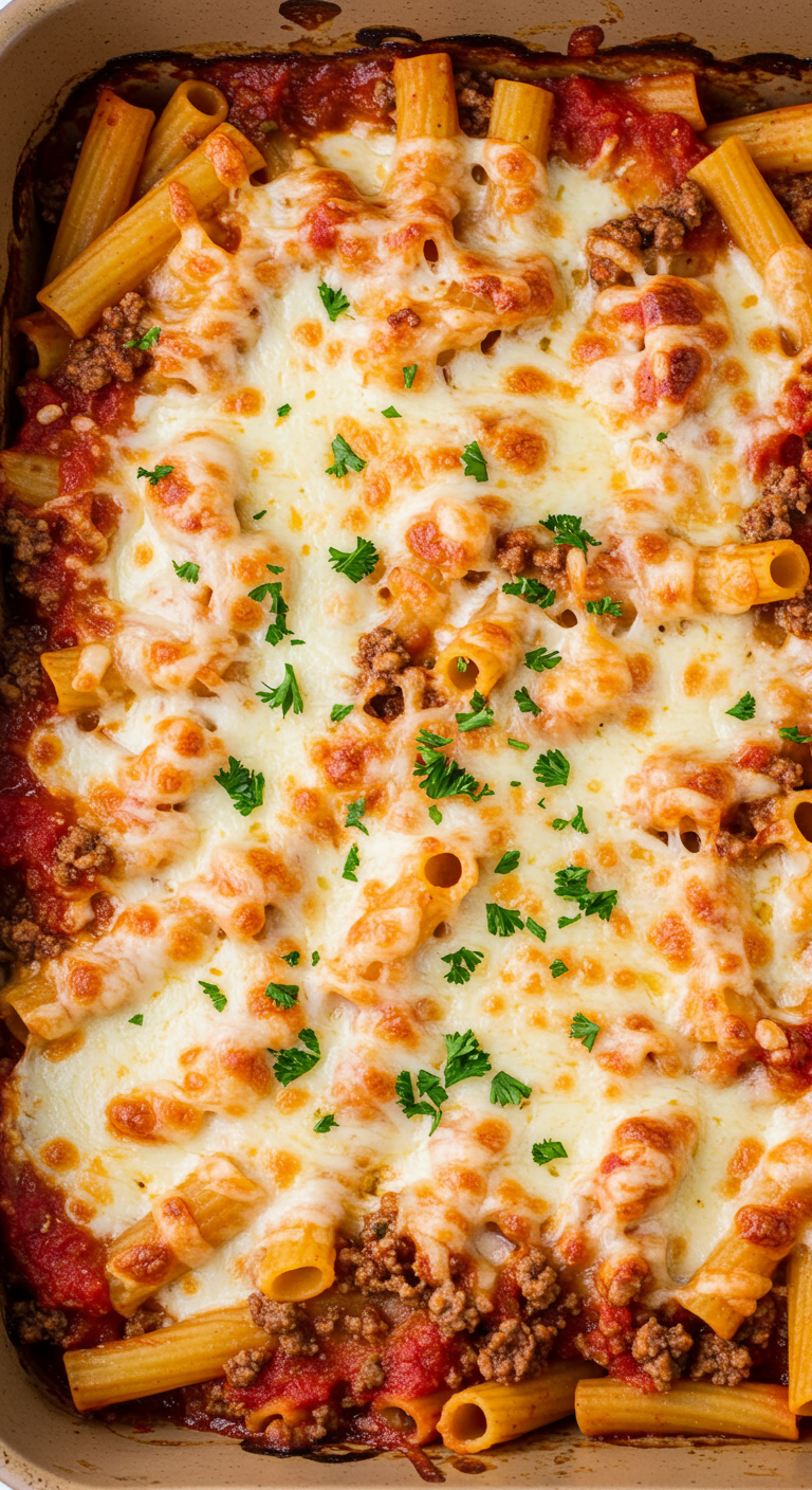 Cheesy Baked Ziti