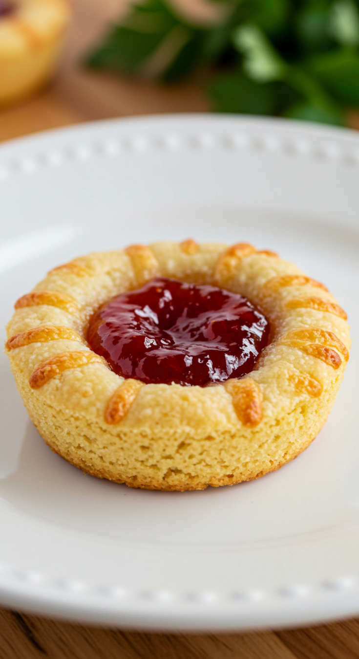 Cheesy Thumbprint Appetizers with Hot Pepper Jelly
