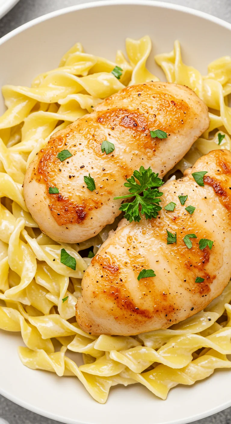 Classic Chicken with Buttered Noodles