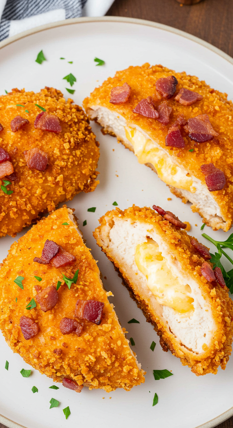 Cream Cheese and Stuffed Doritos Chicken