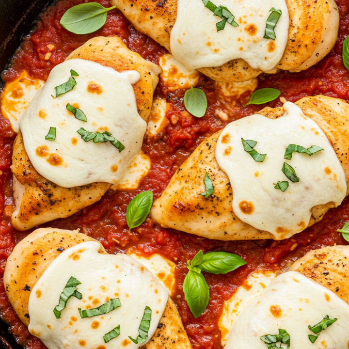 Easy One Pan Mozzarella Chicken Recipe