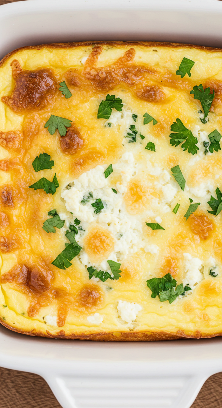 Keto Cottage Cheese Egg Bake