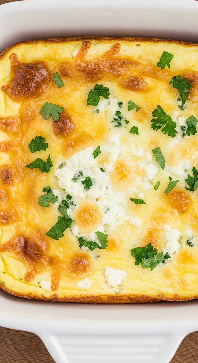 Keto Cottage Cheese Egg Bake