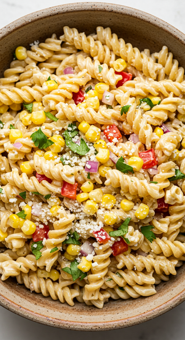 Mexican Street Corn Pasta Salad