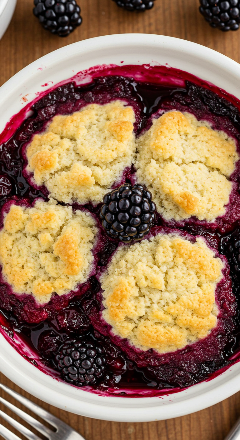Old-Fashioned Blackberry Cobbler