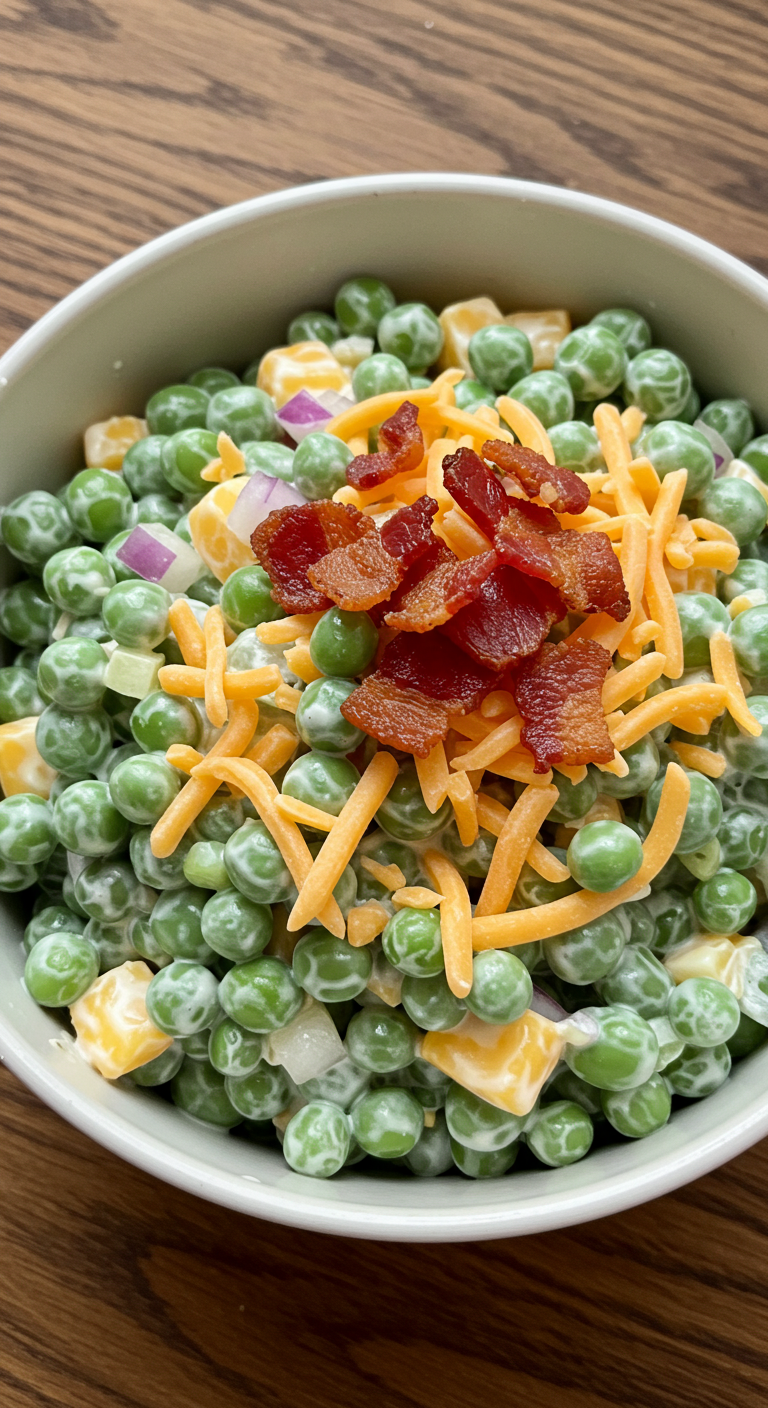 Old Fashioned Pea Salad