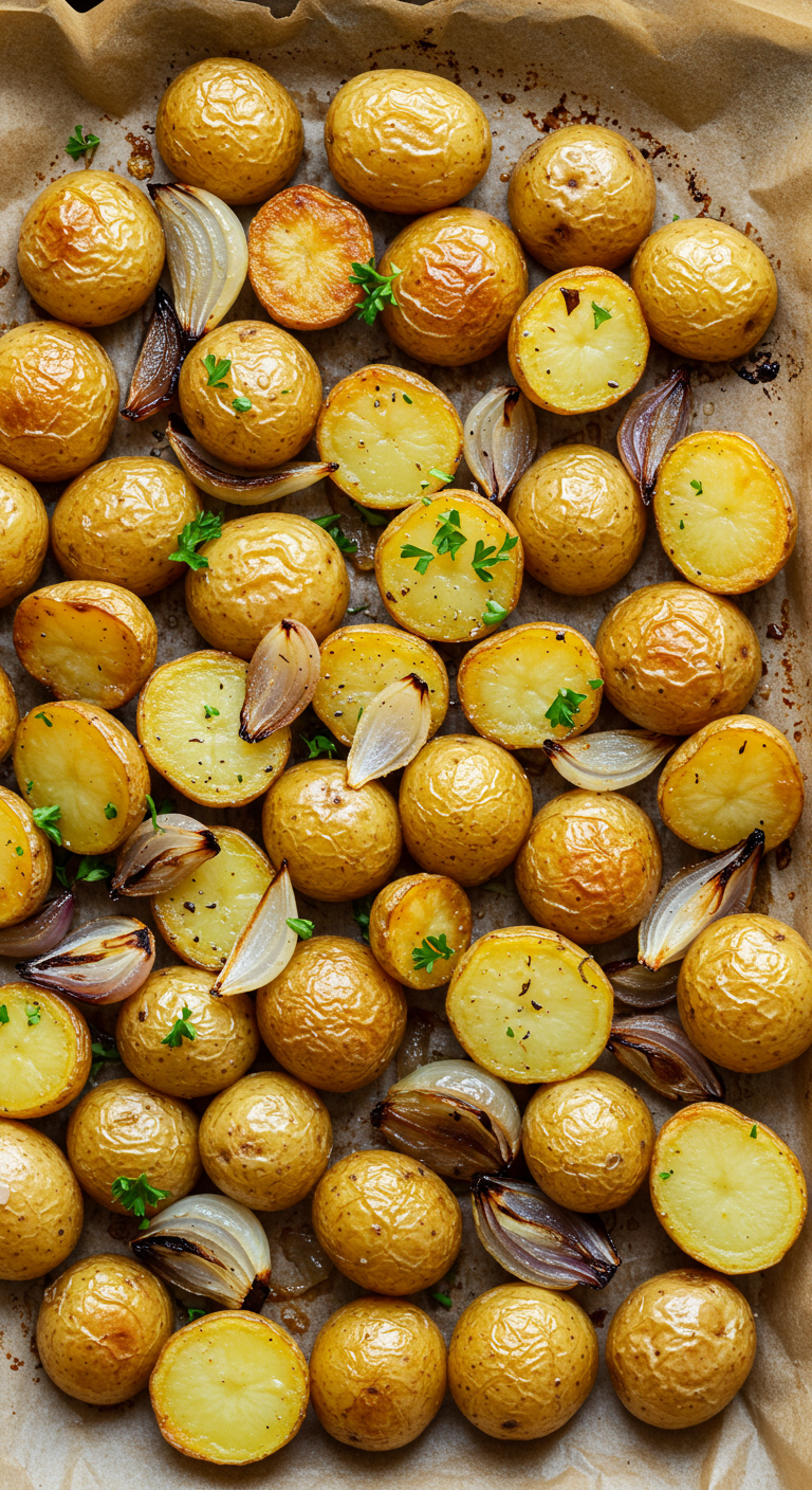 Oven Fried Potatoes & Onions Recipe