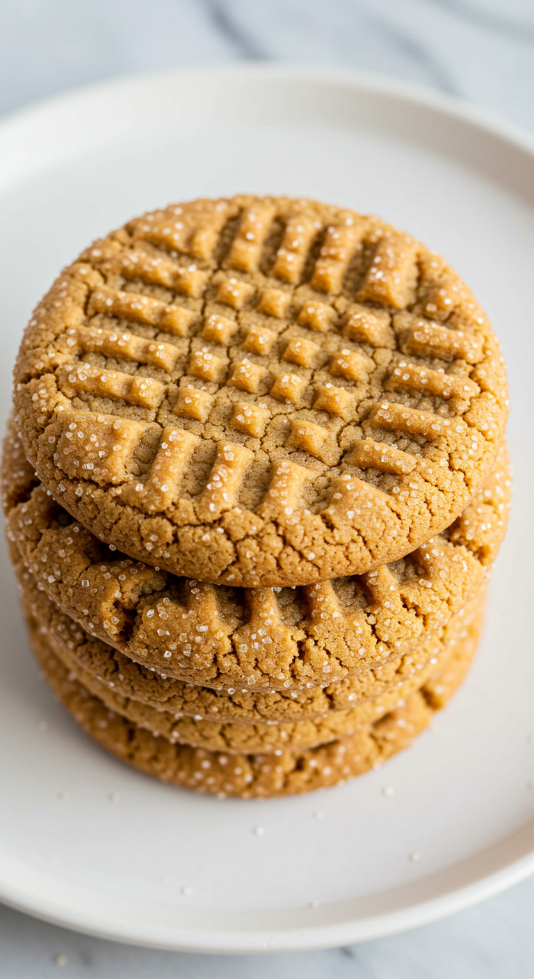 Peggi’s Gigantic Melt In Your Mouth Crispy Peanut Butter Cookies