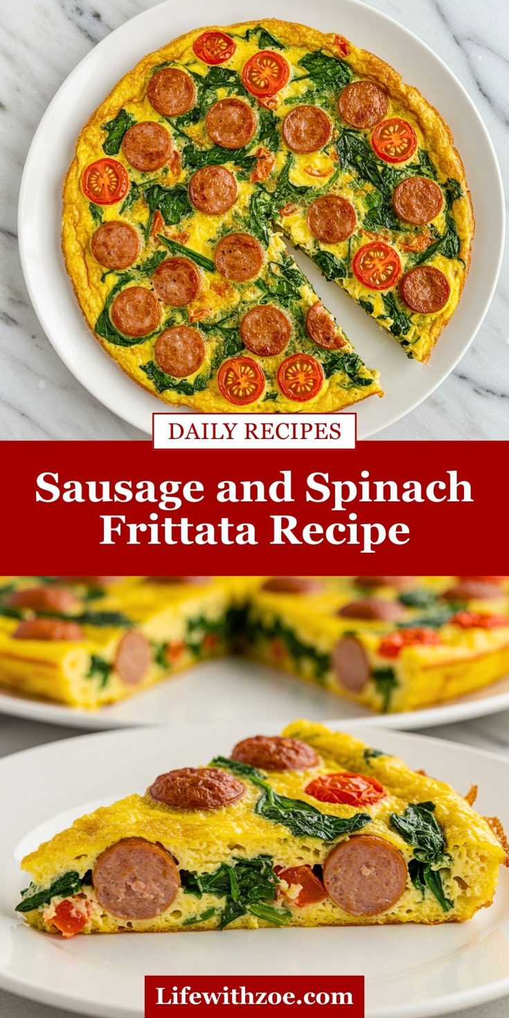 Sausage and Spinach Frittata