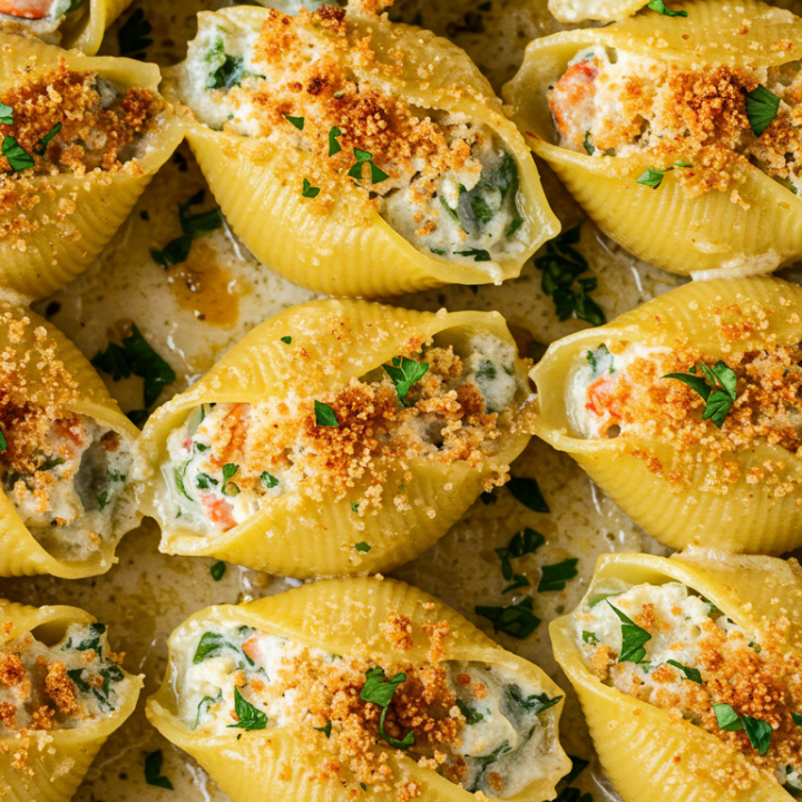 Seafood Stuffed Shells Recipe