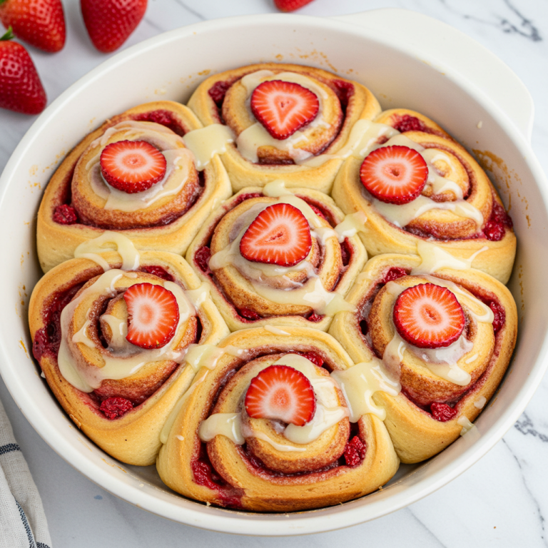Strawberry Cinnamon Rolls
