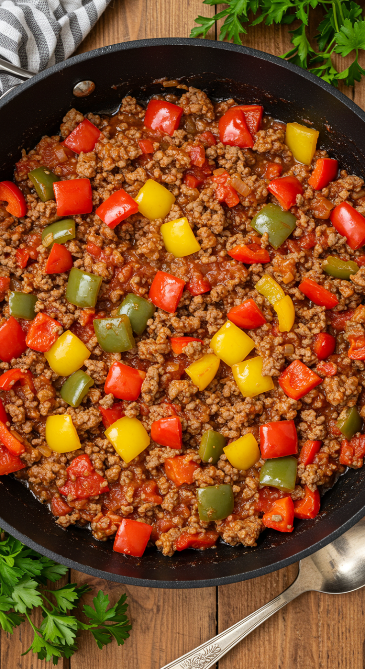 Unstuffed Pepper Skillet Recipe