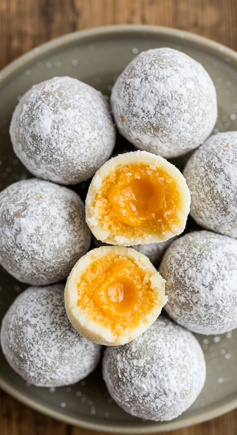 White Chocolate Orange Creamsicle Truffles