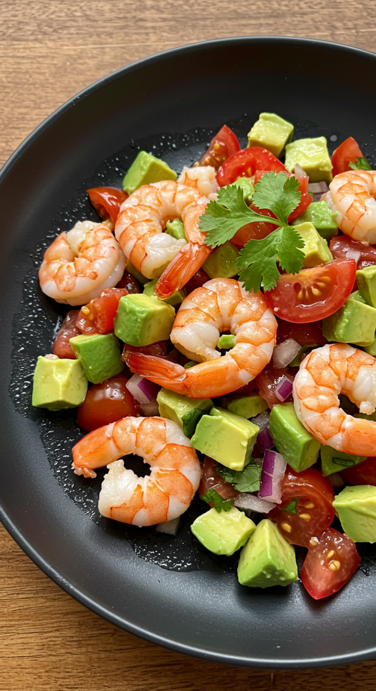Zesty Lime Shrimp and Avocado Salad