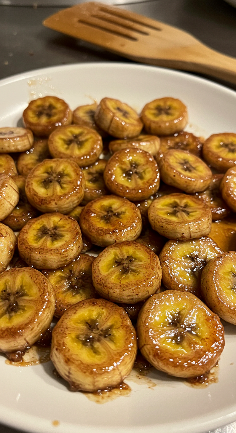 Air Fryer Caramelized Bananas