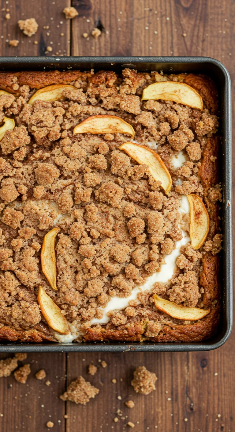 Apple Coffee Cake with Cream Cheese