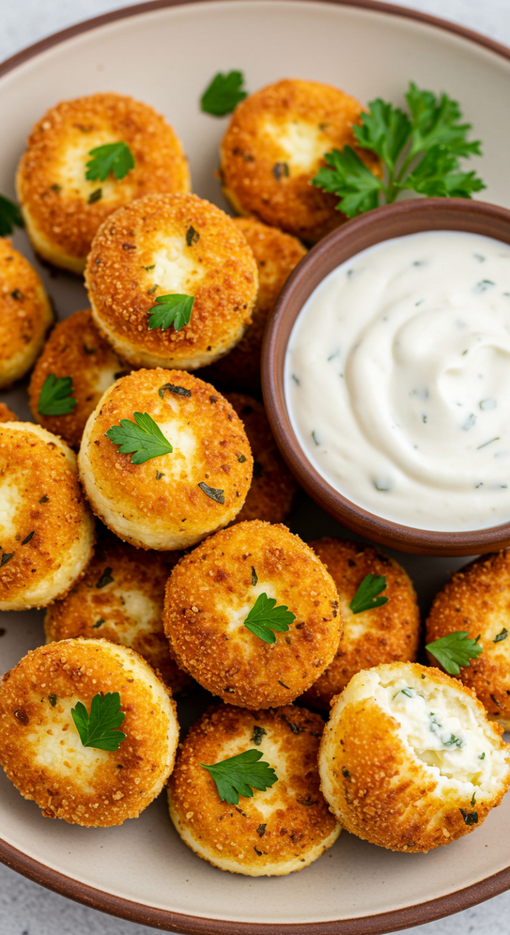 Crispy Cottage Cheese Treats