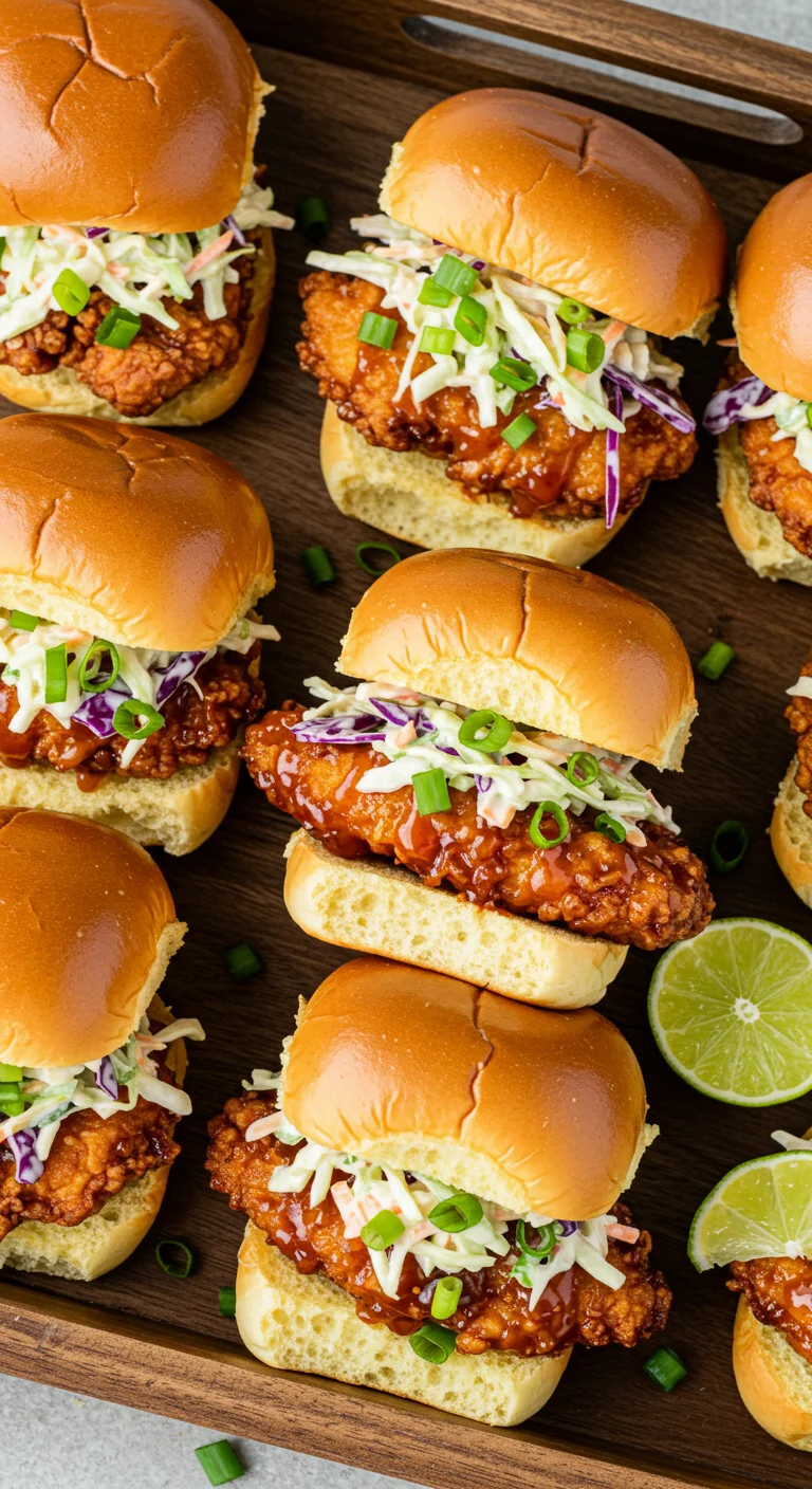 Easy Bang Bang Chicken Sliders