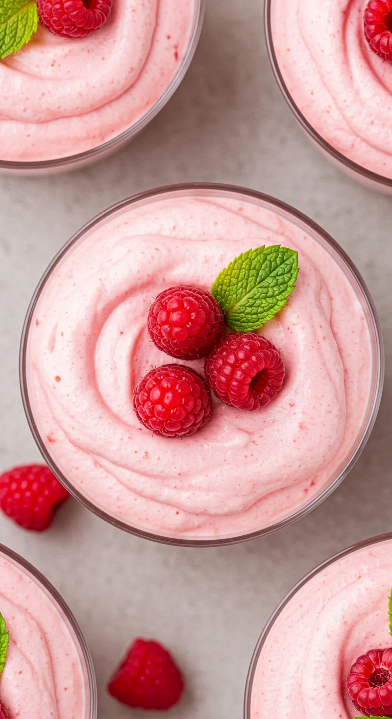 Fresh Raspberry Cloud Mousse