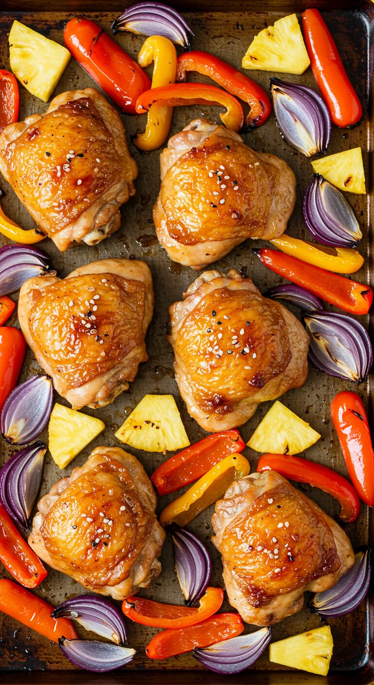 Hawaiian Chicken Sheet Pan