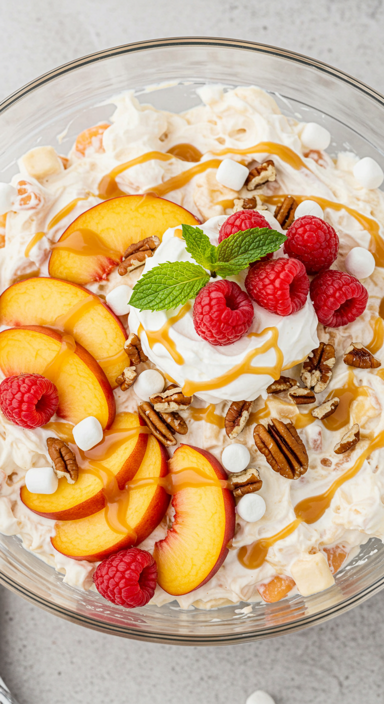 Millionaire Peach Salad