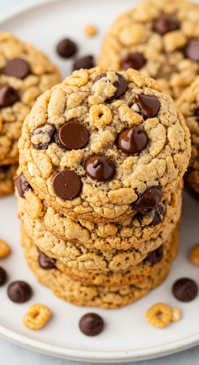Rice Krispie Chocolate Chip Cookies