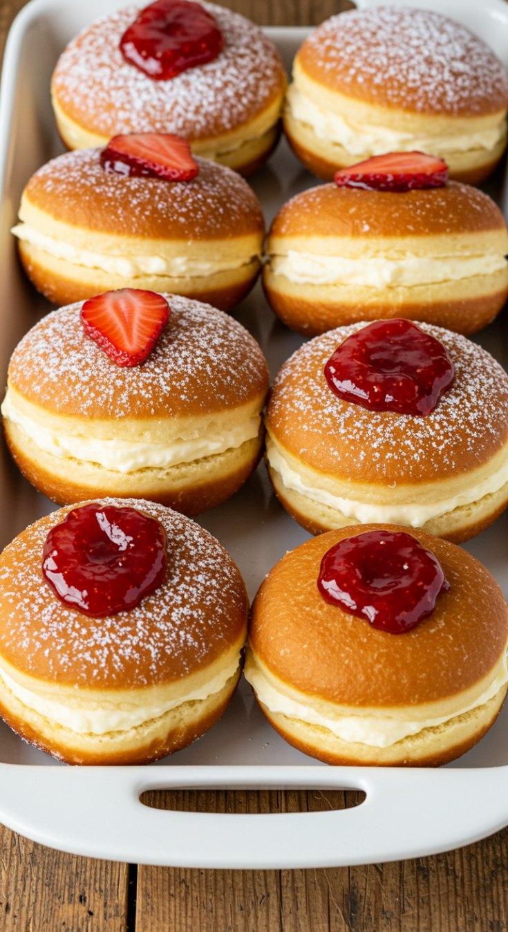 Strawberry Cheesecake Donuts