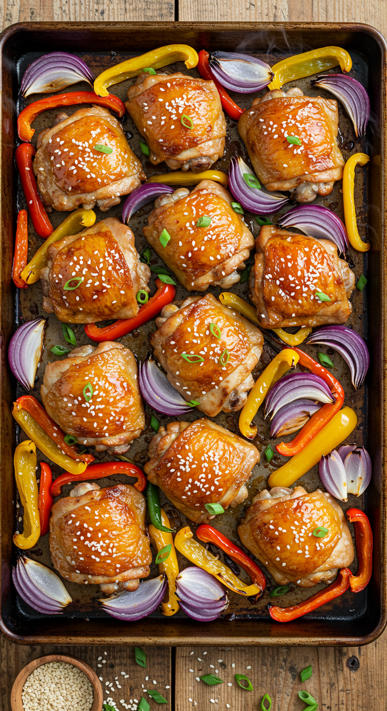 Teriyaki Chicken Sheet Pan Supper
