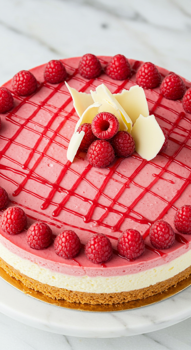 White Chocolate Raspberry Dream Cake
