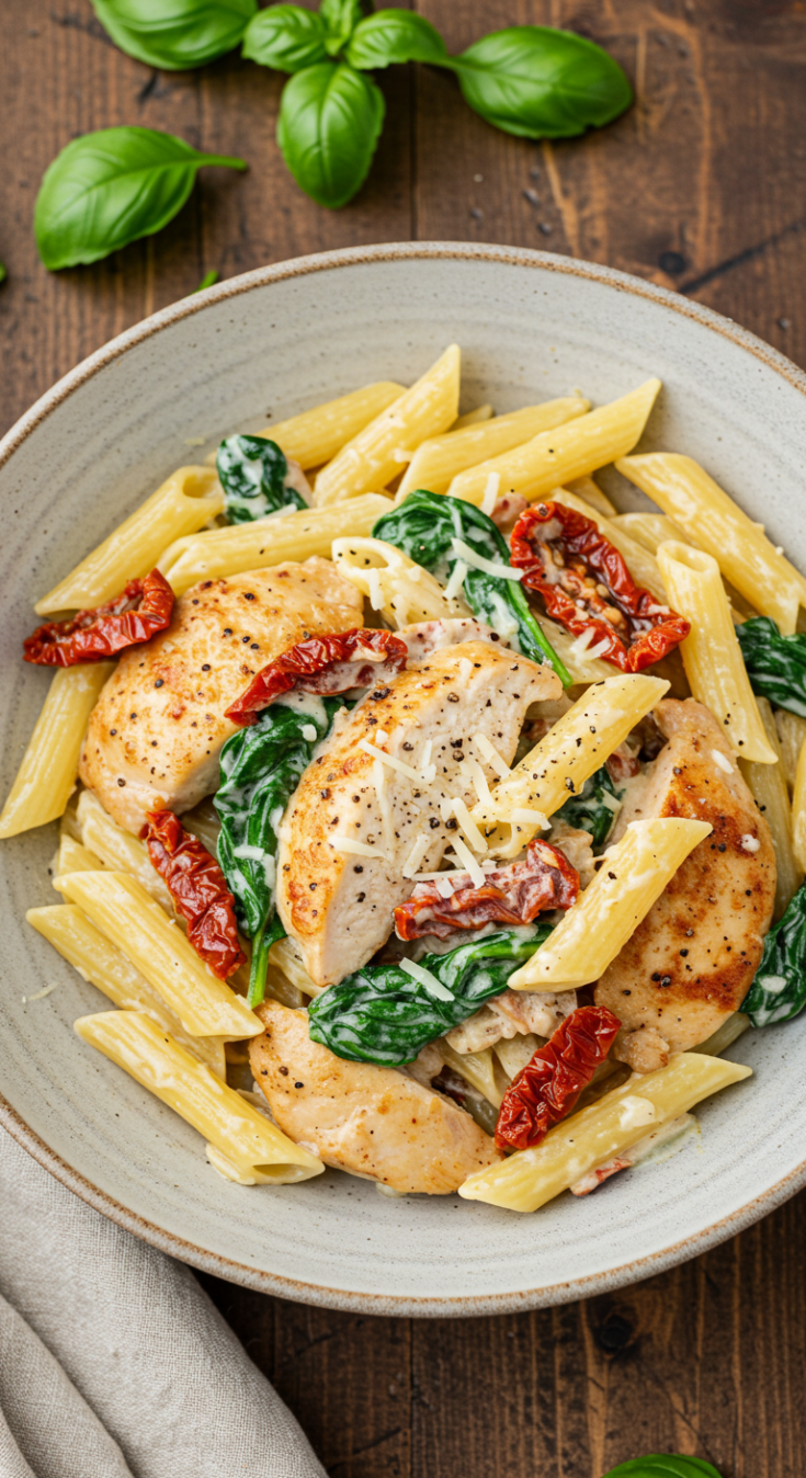Creamy Tuscan Chicken Pasta
