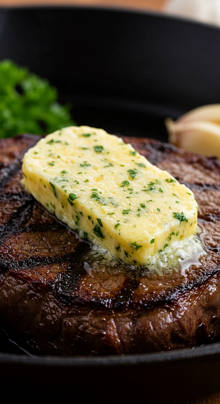 Roasted Garlic Cowboy Butter