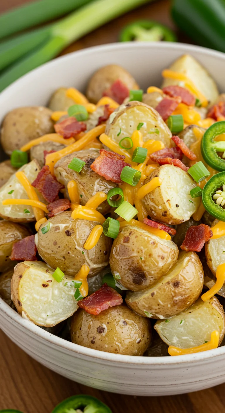 Jalapeno Popper Roasted Potato Salad