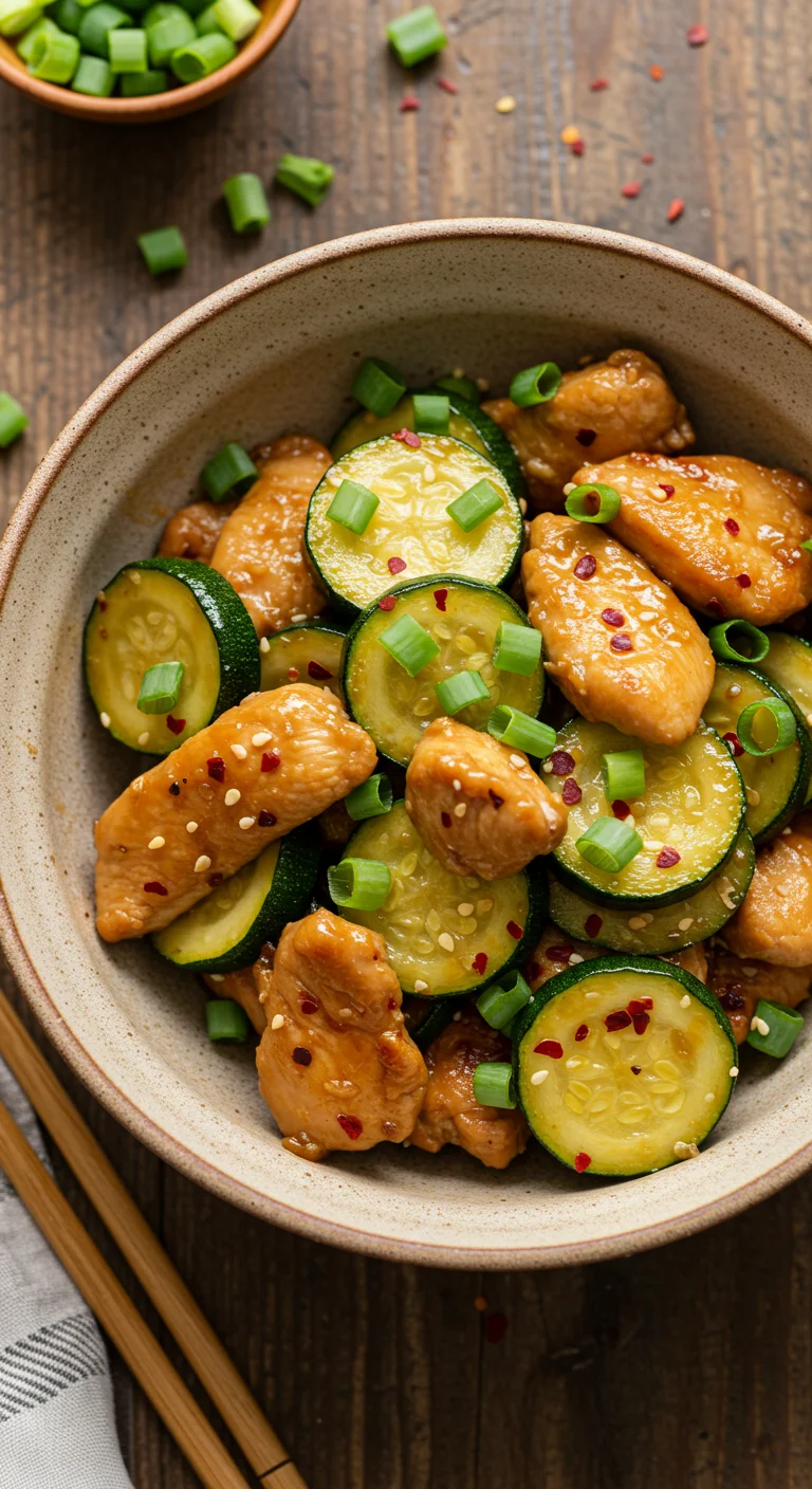 Chicken Zucchini Stir Fry