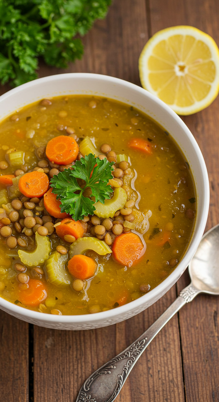 Detox Moroccan Lentil Soup