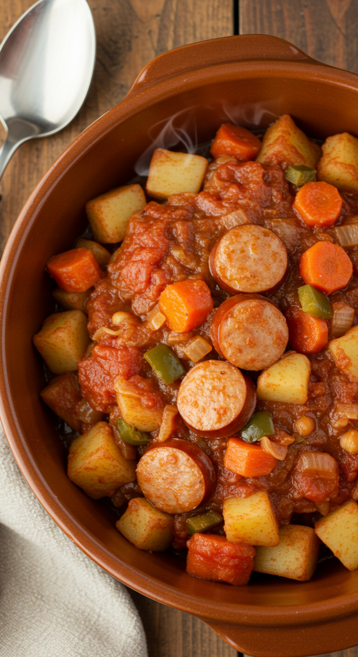Crockpot Sausage Casserole