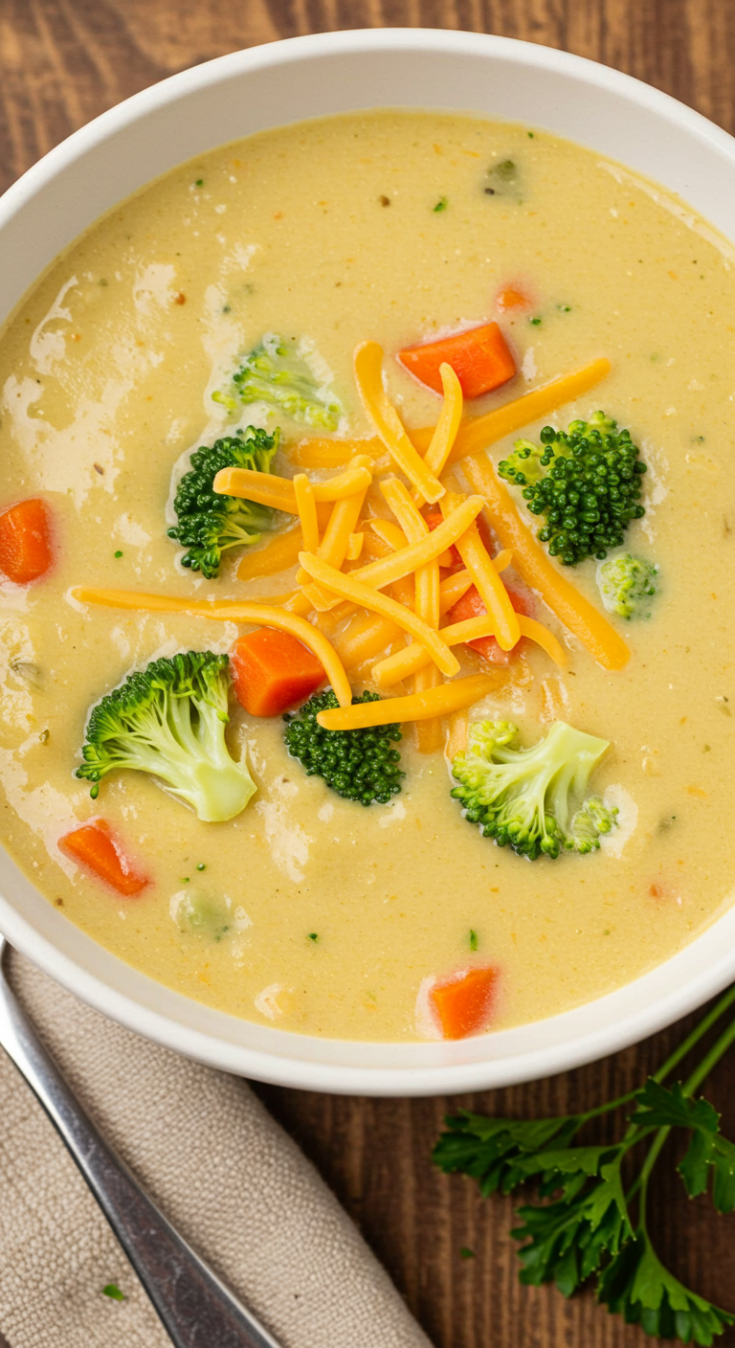 Copycat Panera Bread Broccoli Cheese Soup
