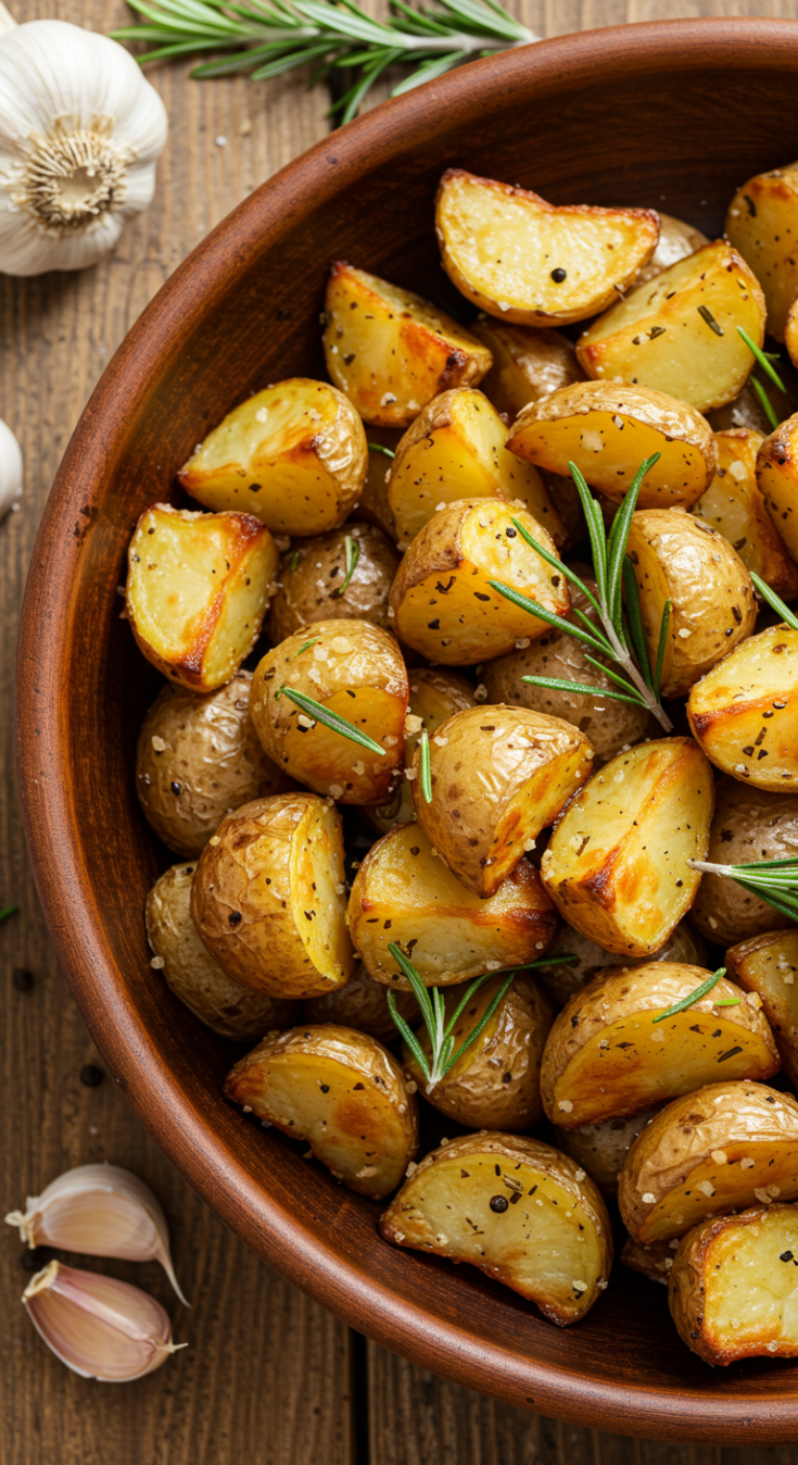 Garlic Roast Potatoes