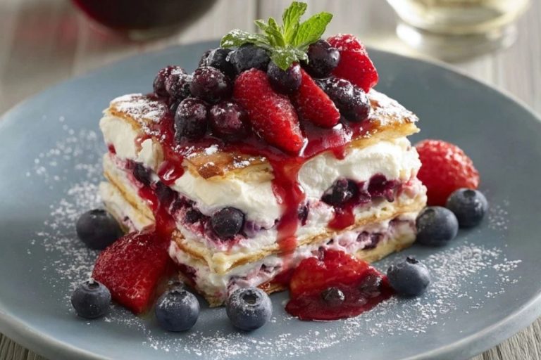 Berry-Licious Dessert Lasagna