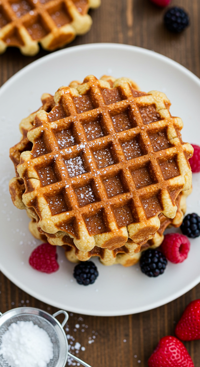 Buttery Belgian Liege Waffles