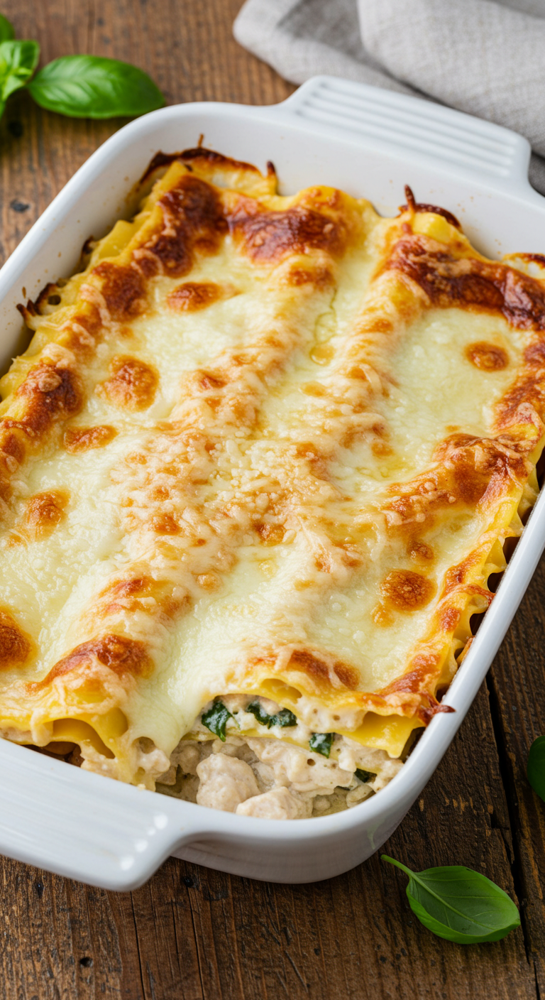 Chicken Alfredo Lasagna