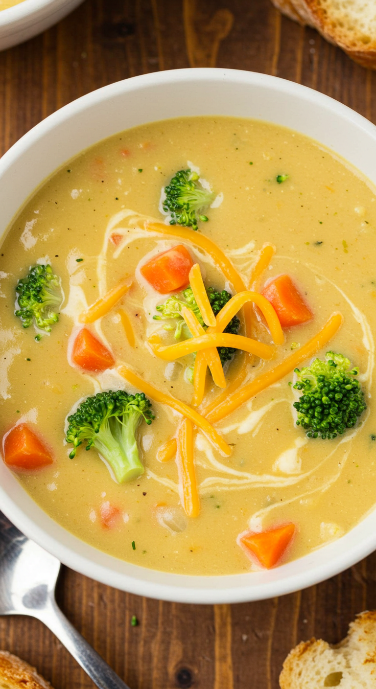 Creamy Broccoli Cheese Soup