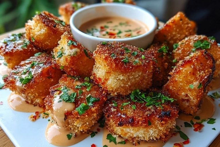 Crispy Bang Bang Salmon Bites