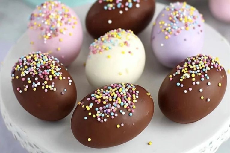 DIY Chocolate-Dipped Easter Eggs