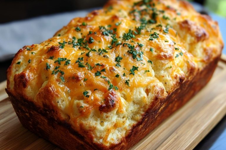 Easy Cheesy Biscuit Loaf
