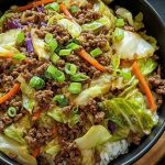Healthy Chinese Ground Beef Cabbage