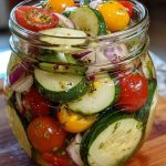 Marinated Cucumbers, Onions, and Tomatoes