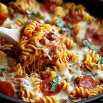 One Pot Pizza Pasta